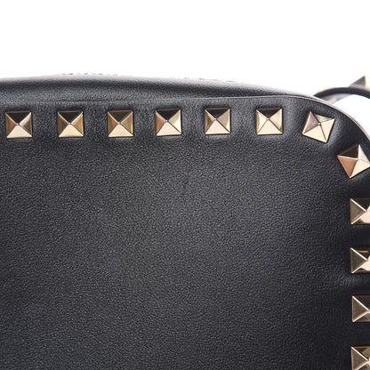 Valentino Garavani Calfskin Rockstud Camera Crossbody Bag Black 9 of 9