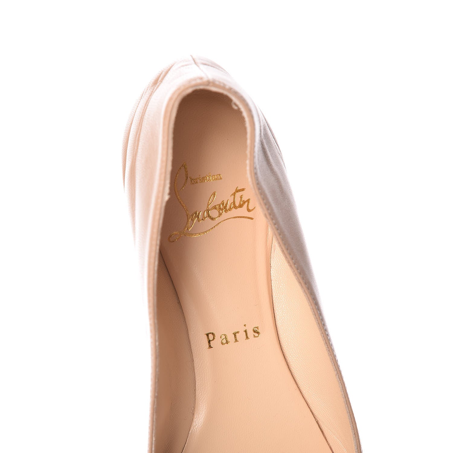 Christian Louboutin Nappa Eloise Flats 37 Nude 9 of 18
