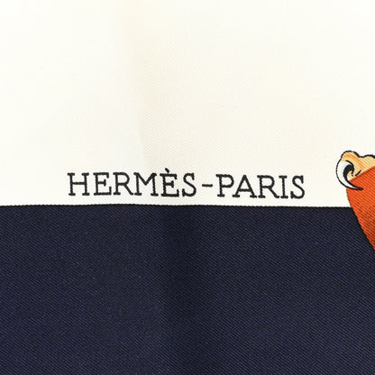 Hermes Silk Chasse A Vol Scarf 90 2 of 8