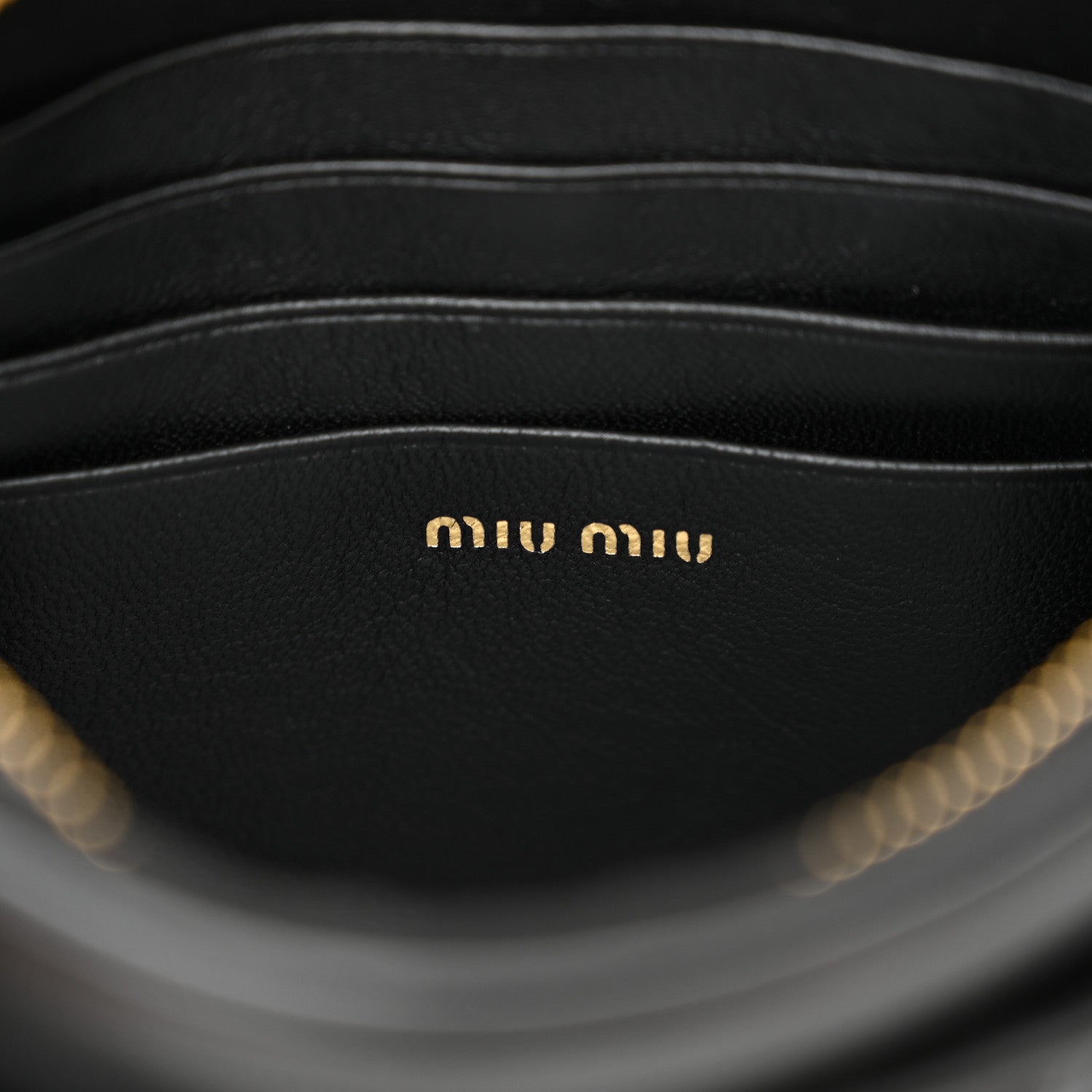 Miu Miu Nappa Matelasse Crossbody Black 6 of 10