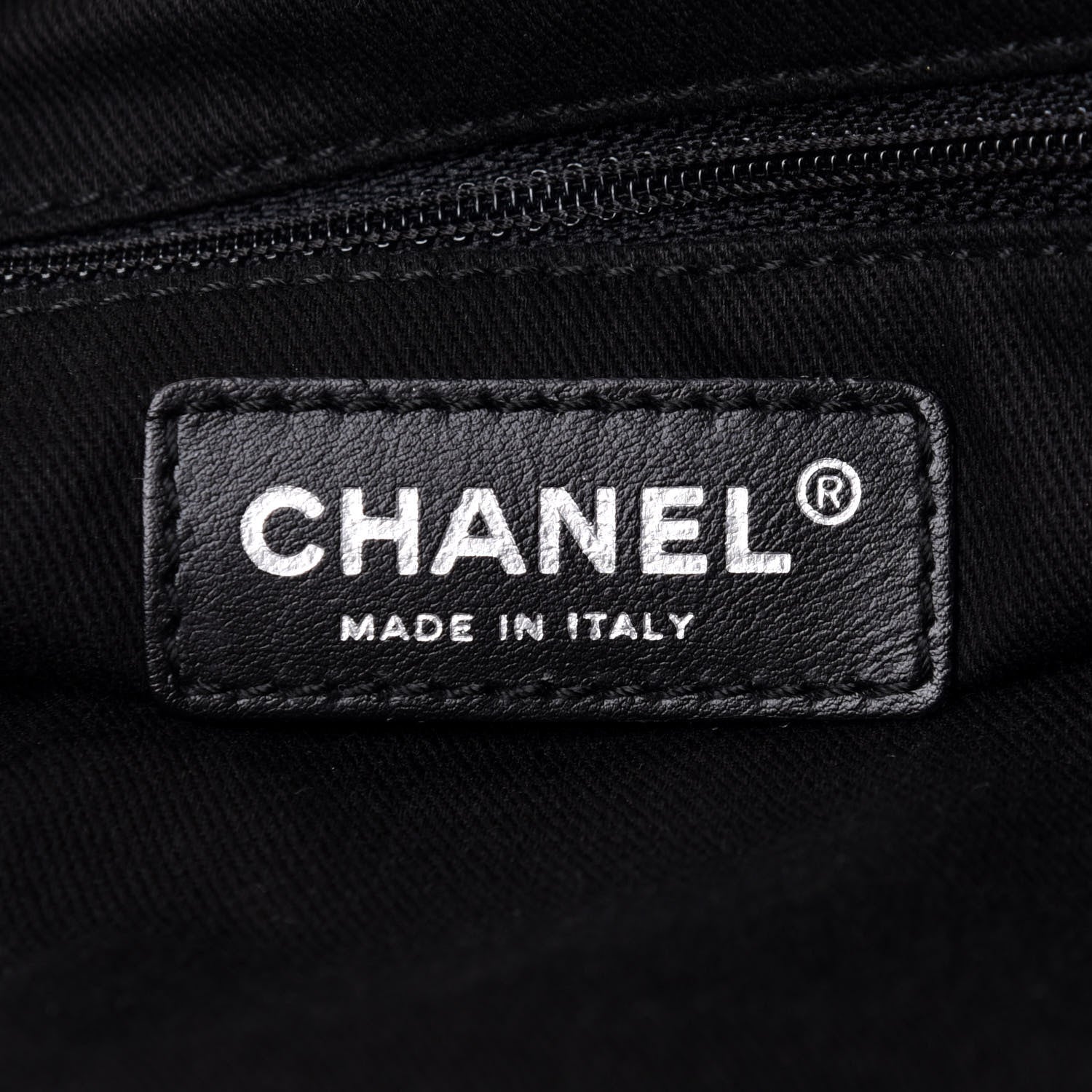 Chanel Distressed Lambskin Vintage Ligne Lady Braid Tote Black 5 of 9