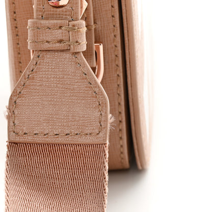 Off-White Saffiano Striped Mini Diag Bag Nude White 21 of 21