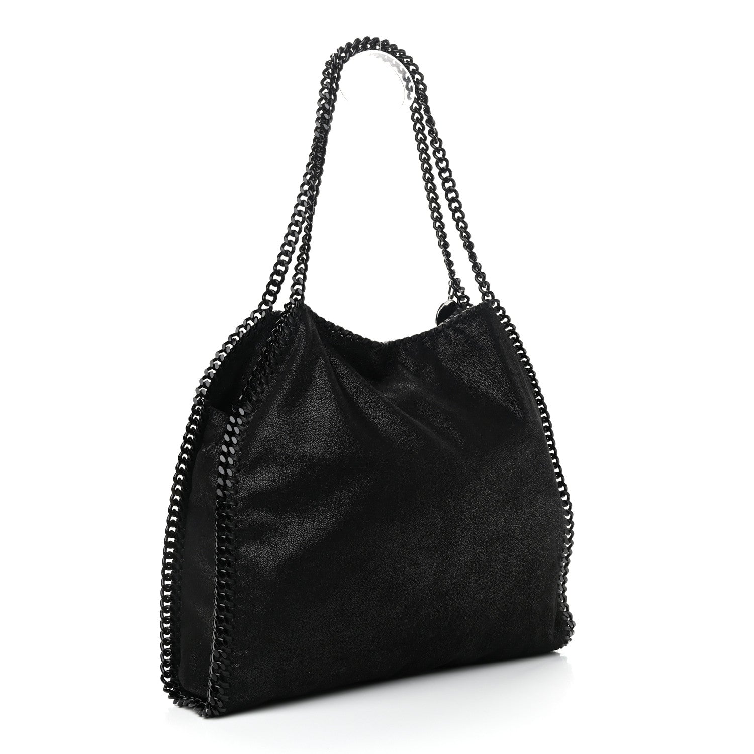 Stella McCartney Shaggy Deer Small Falabella Tote Black 3 of 10