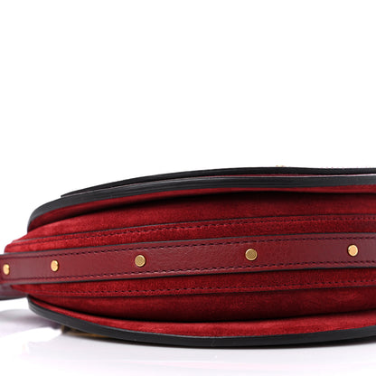 Chloe Calfskin Suede Small Pixie Bag Sienna Red 6 of 10