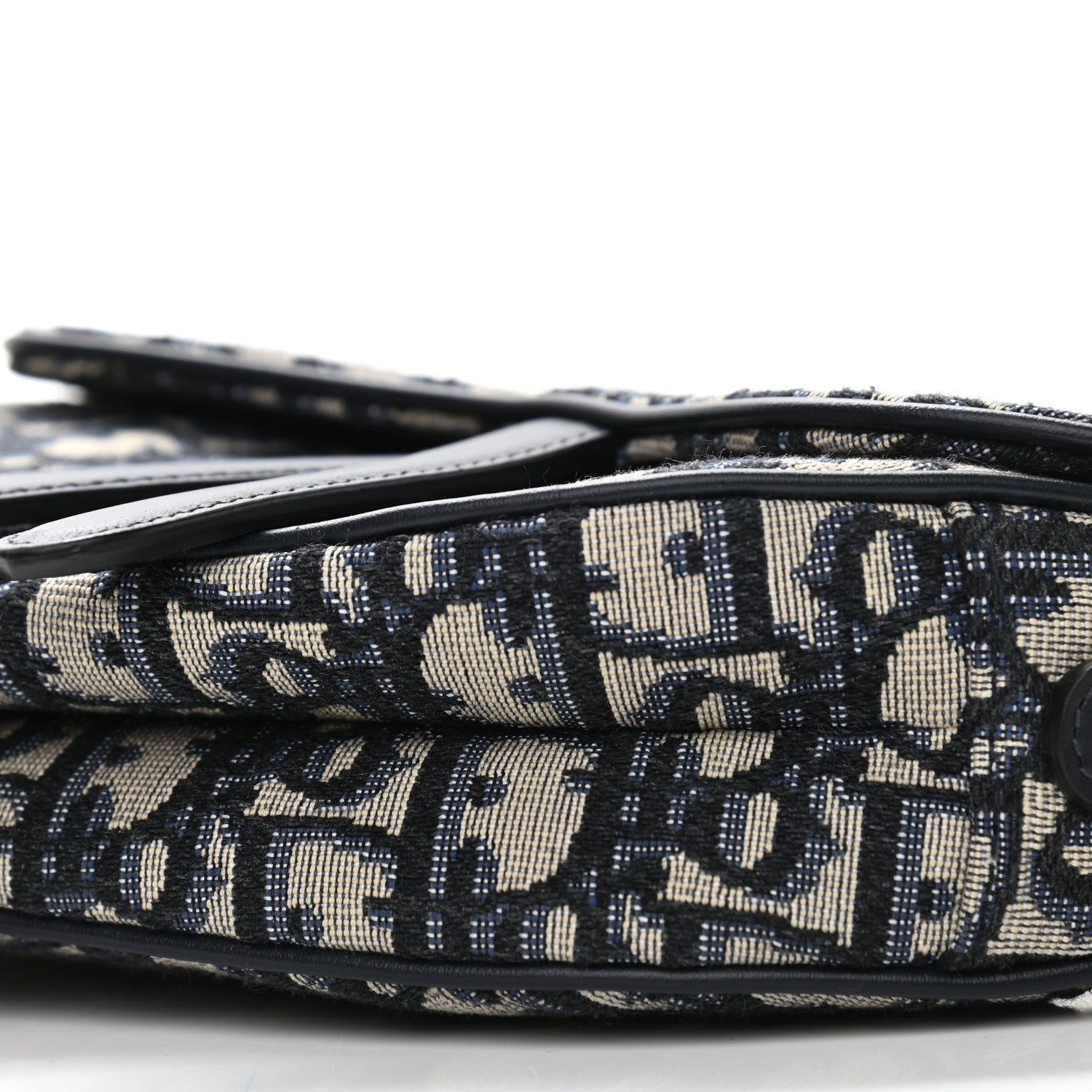 Christian Dior Oblique Mini Saddle Bag Blue 9 of 9