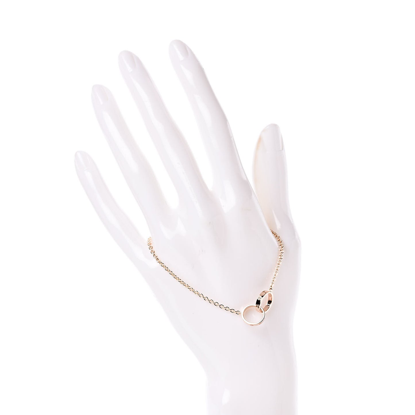 18K Pink Gold Interlocking LOVE Bracelet