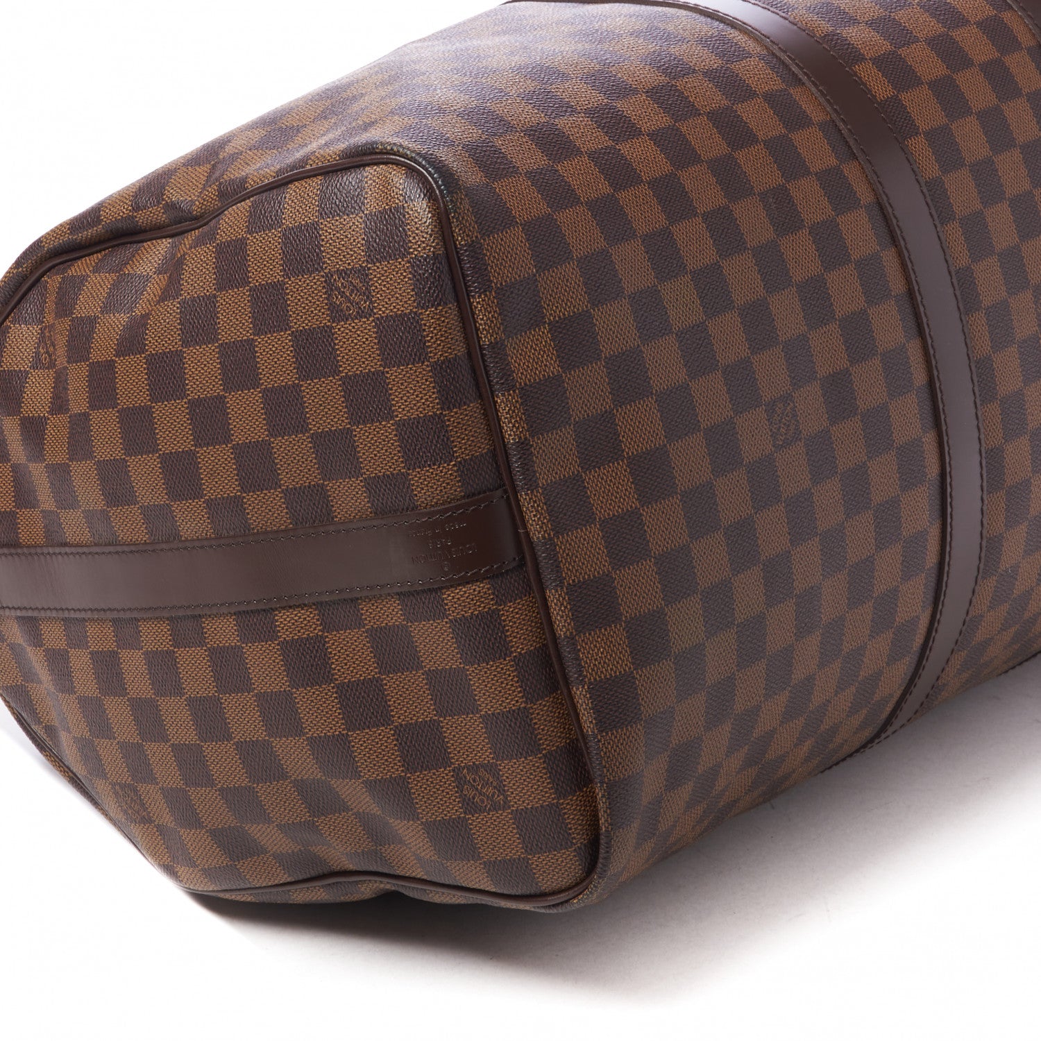 Louis Vuitton Damier Ebene Keepall Bandouliere 55 7 of 9