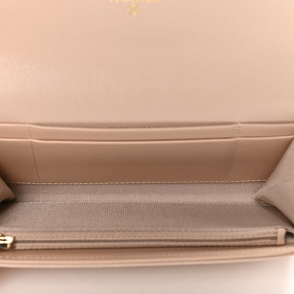 Chanel Caviar Pearl Quilted Coco Candy Wallet Beige 10 of 12
