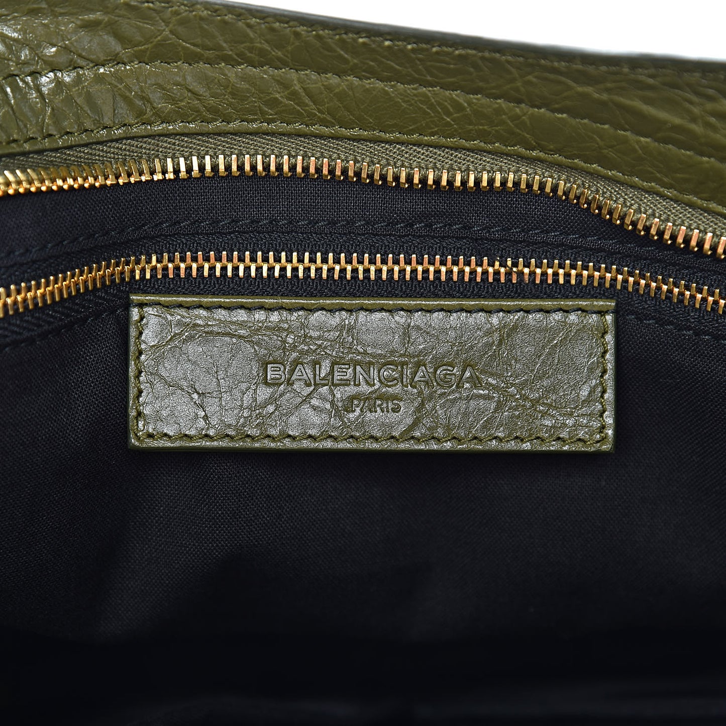 Agneau Giant 12 Gold Hardware City Vert Veronese