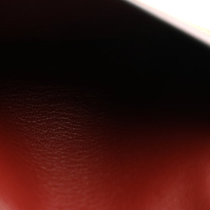 Hermes Ostrich Bearn Wallet Rouge H 7 of 10