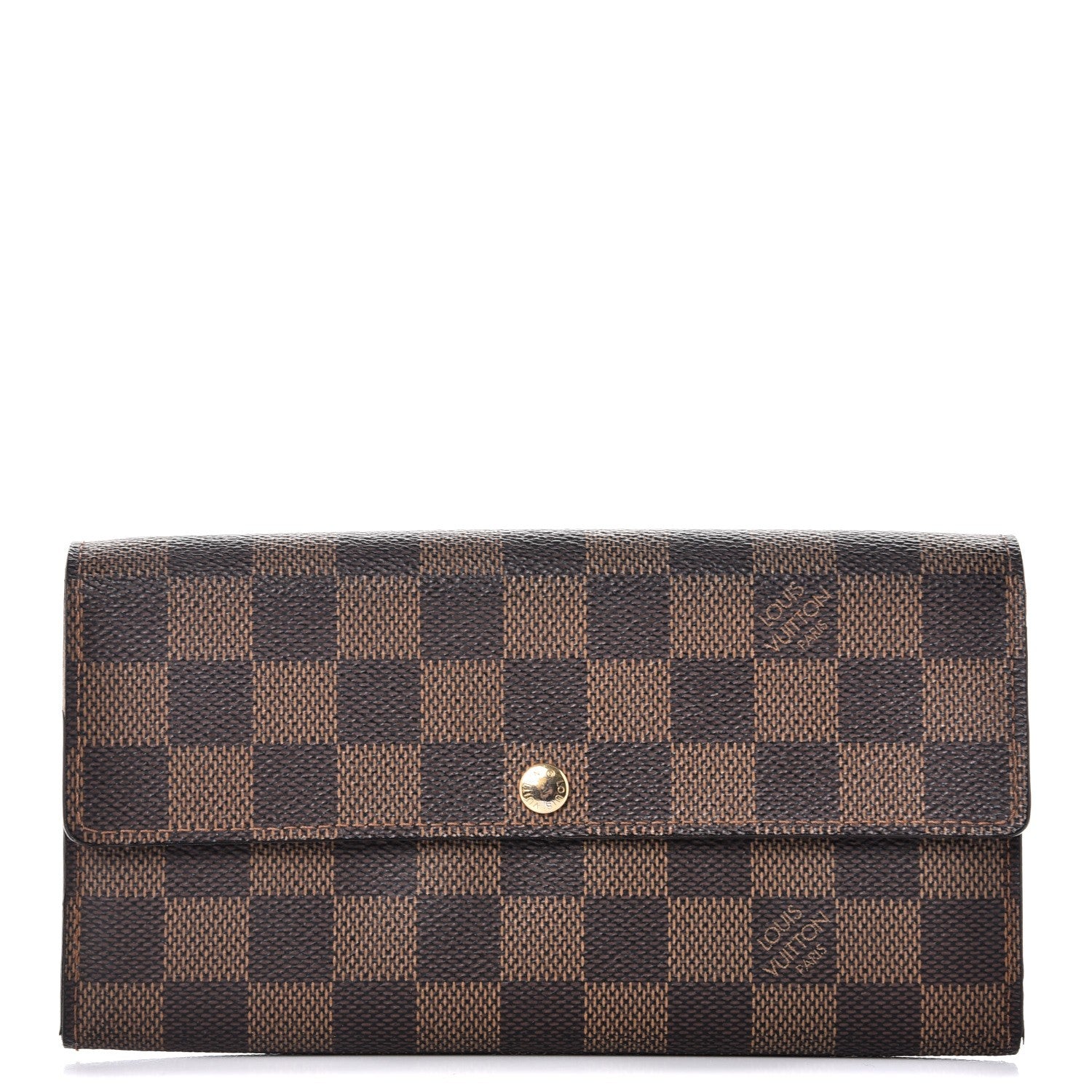 Louis Vuitton Damier Ebene Sarah Wallet 1 of 10