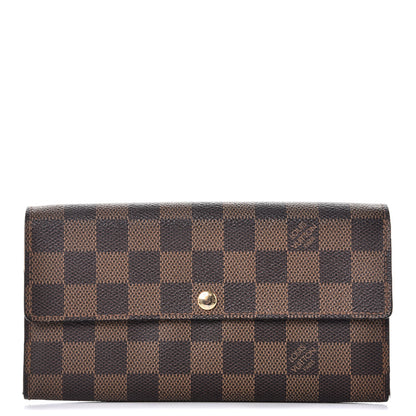 Louis Vuitton Damier Ebene Sarah Wallet 1 of 10