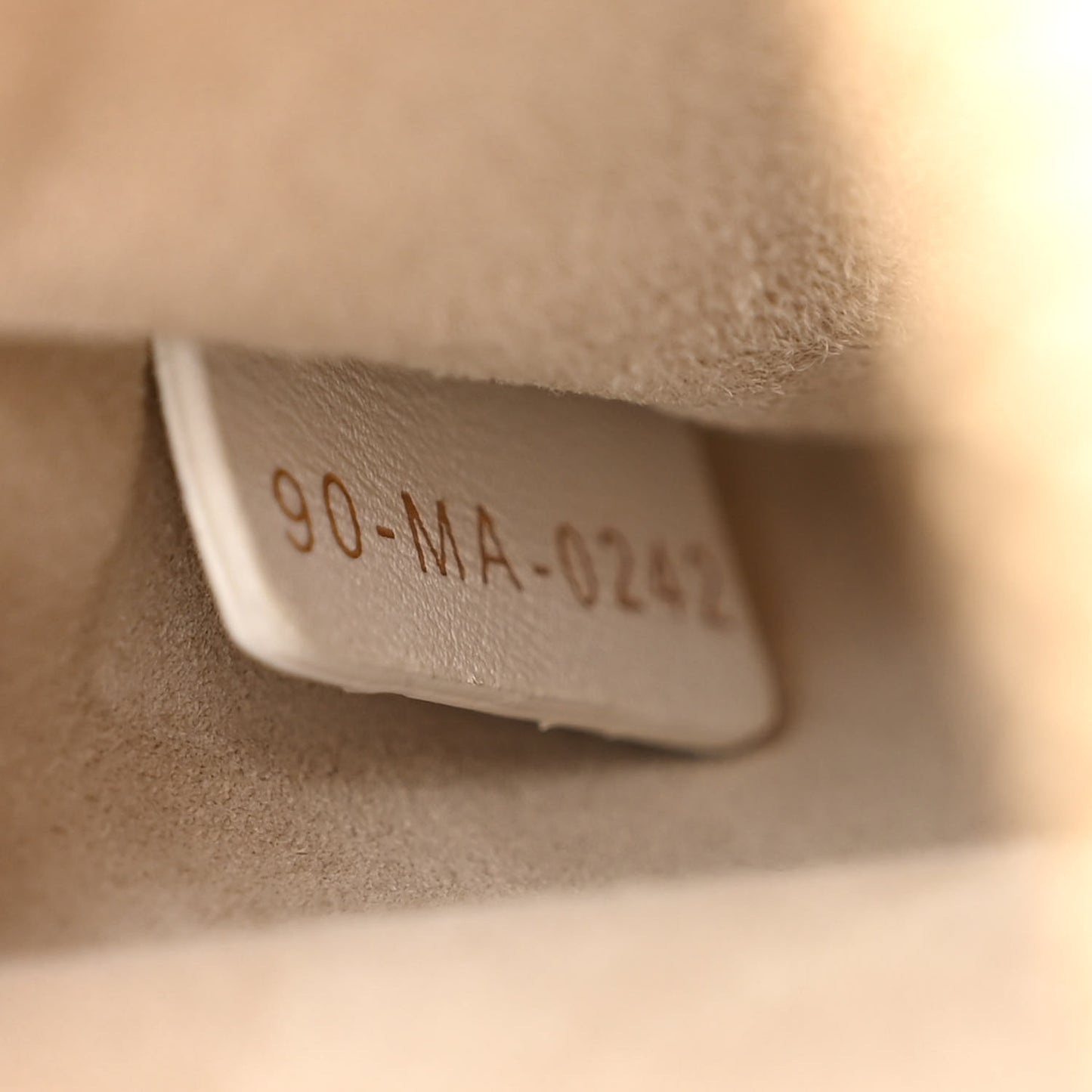 Lambskin Cannage Medium Dior Vibe Hobo Bag Beige