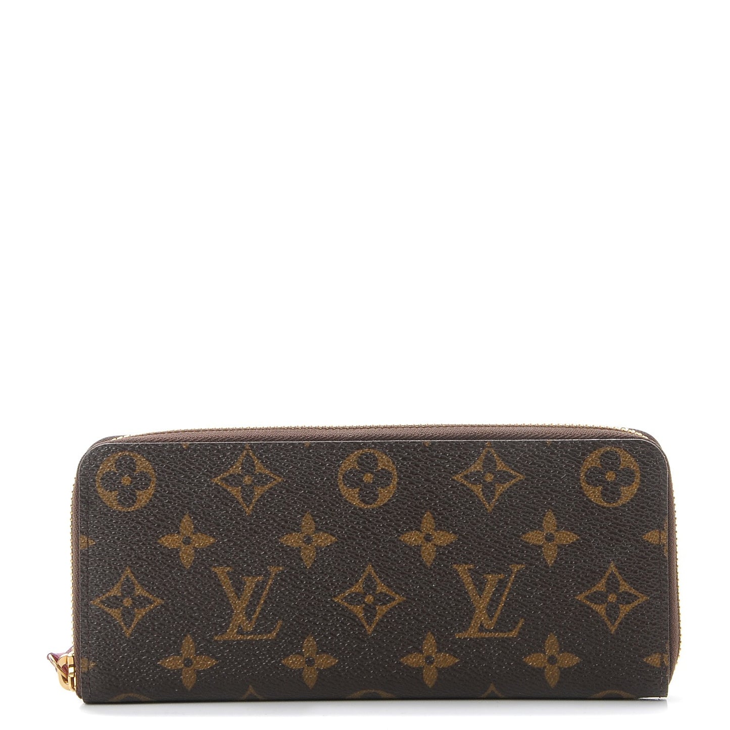 Monogram Clemence Wallet Fuchsia
