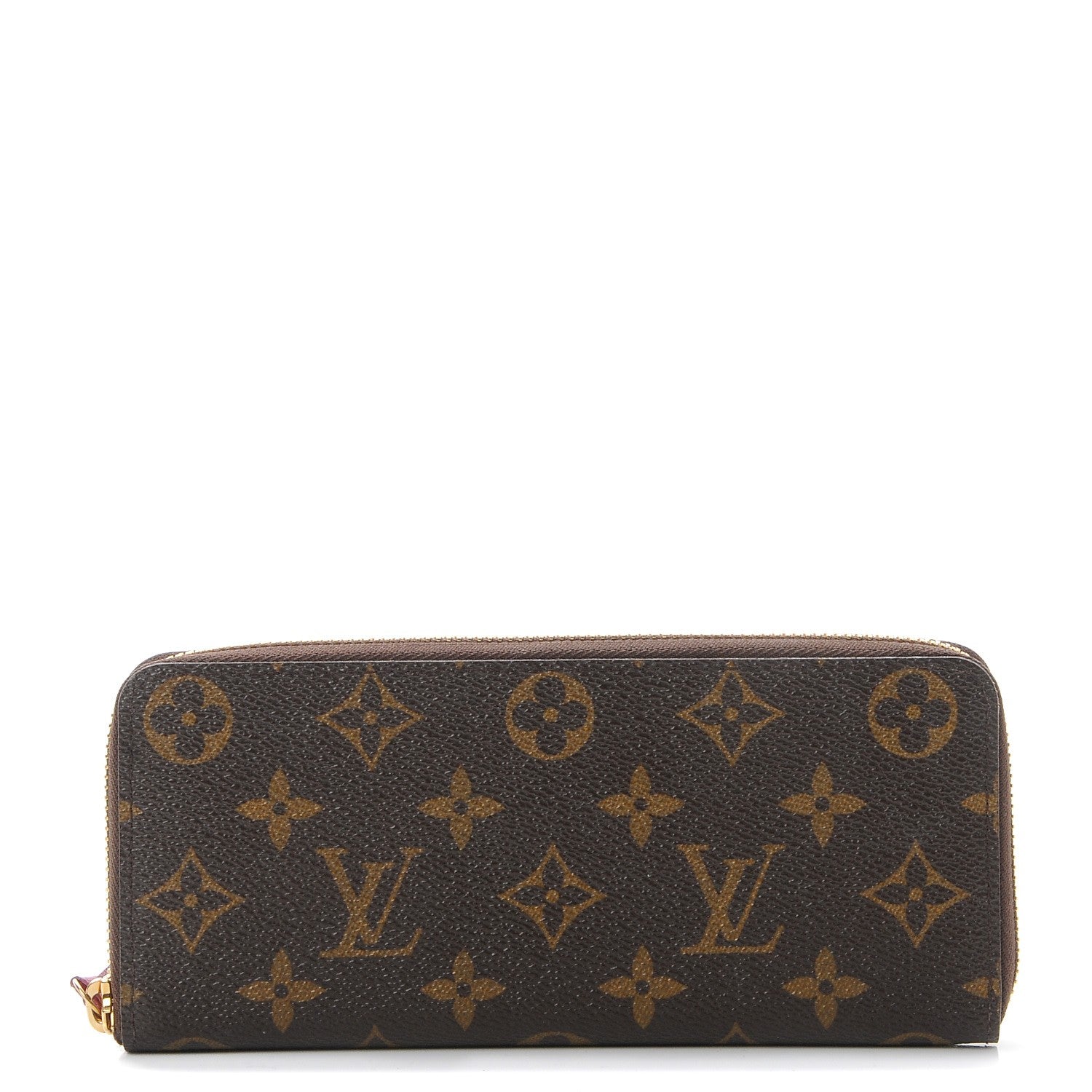 Louis Vuitton Monogram Clemence Wallet Fuchsia 1 of 8