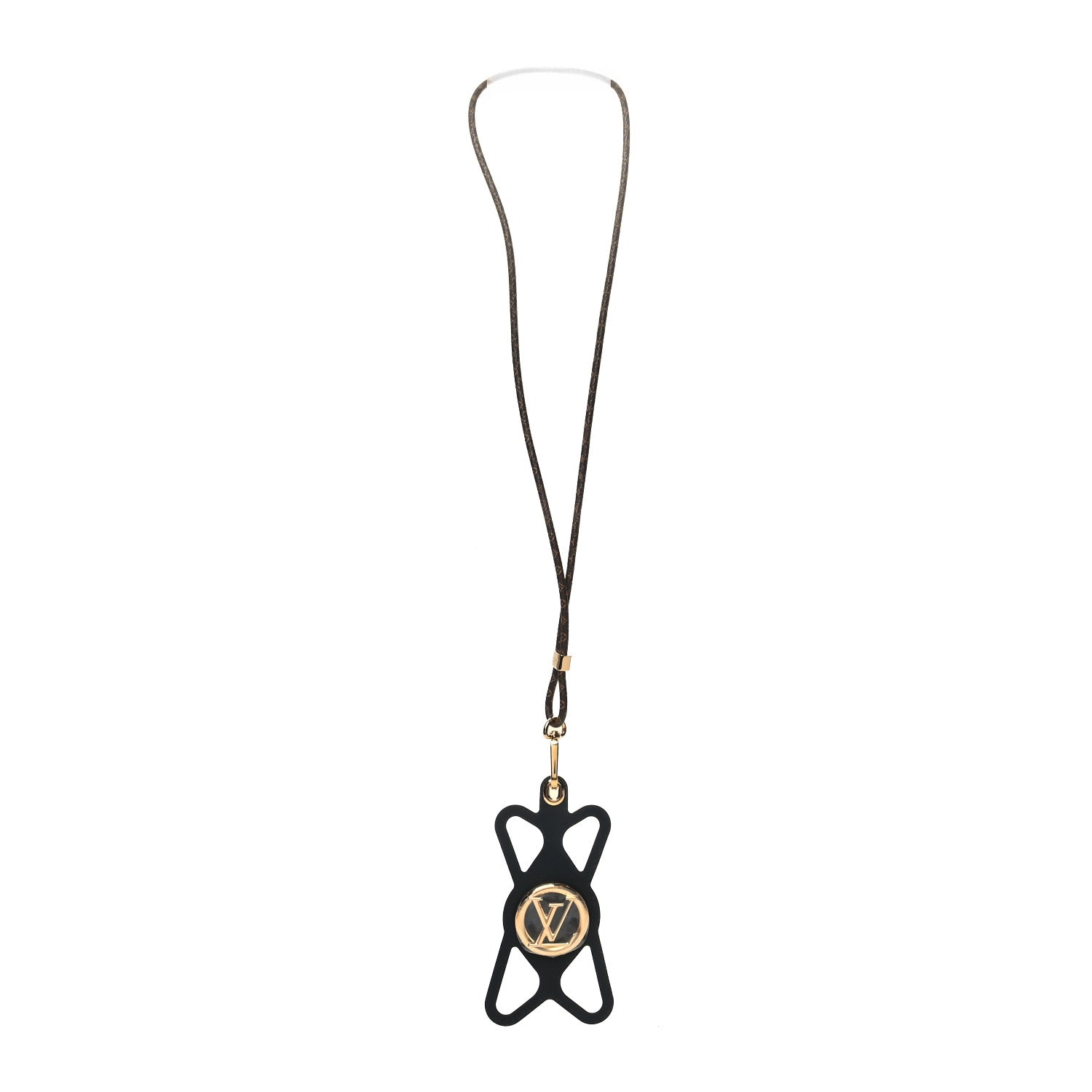 Louis Vuitton Monogram Silicone Louise Phone Holder Black 3 of 4