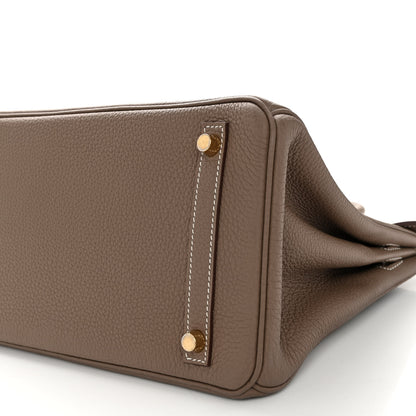 Hermes Togo Birkin 30 Etoupe 10 of 15