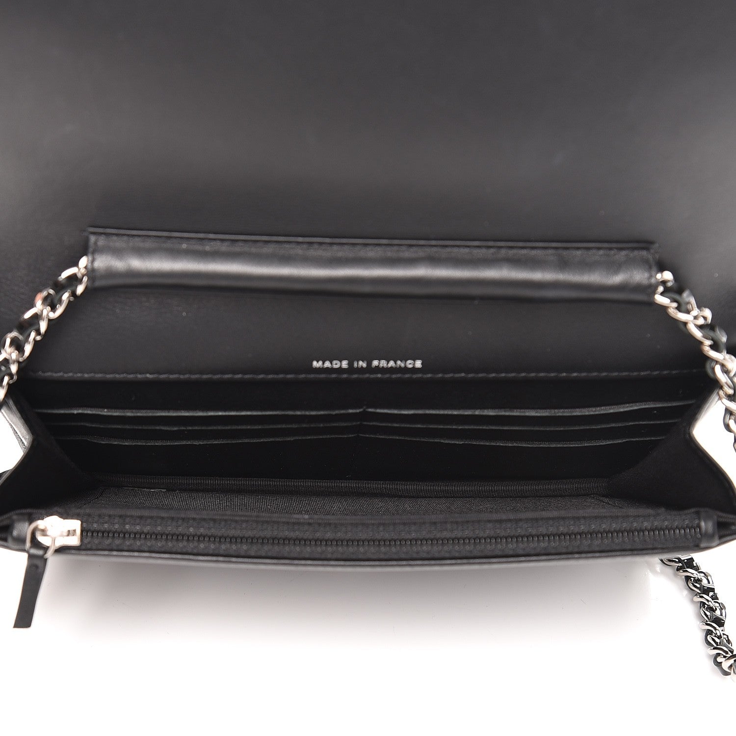 Chanel Patent Strass Wallet On Chain WOC Black 5 of 8