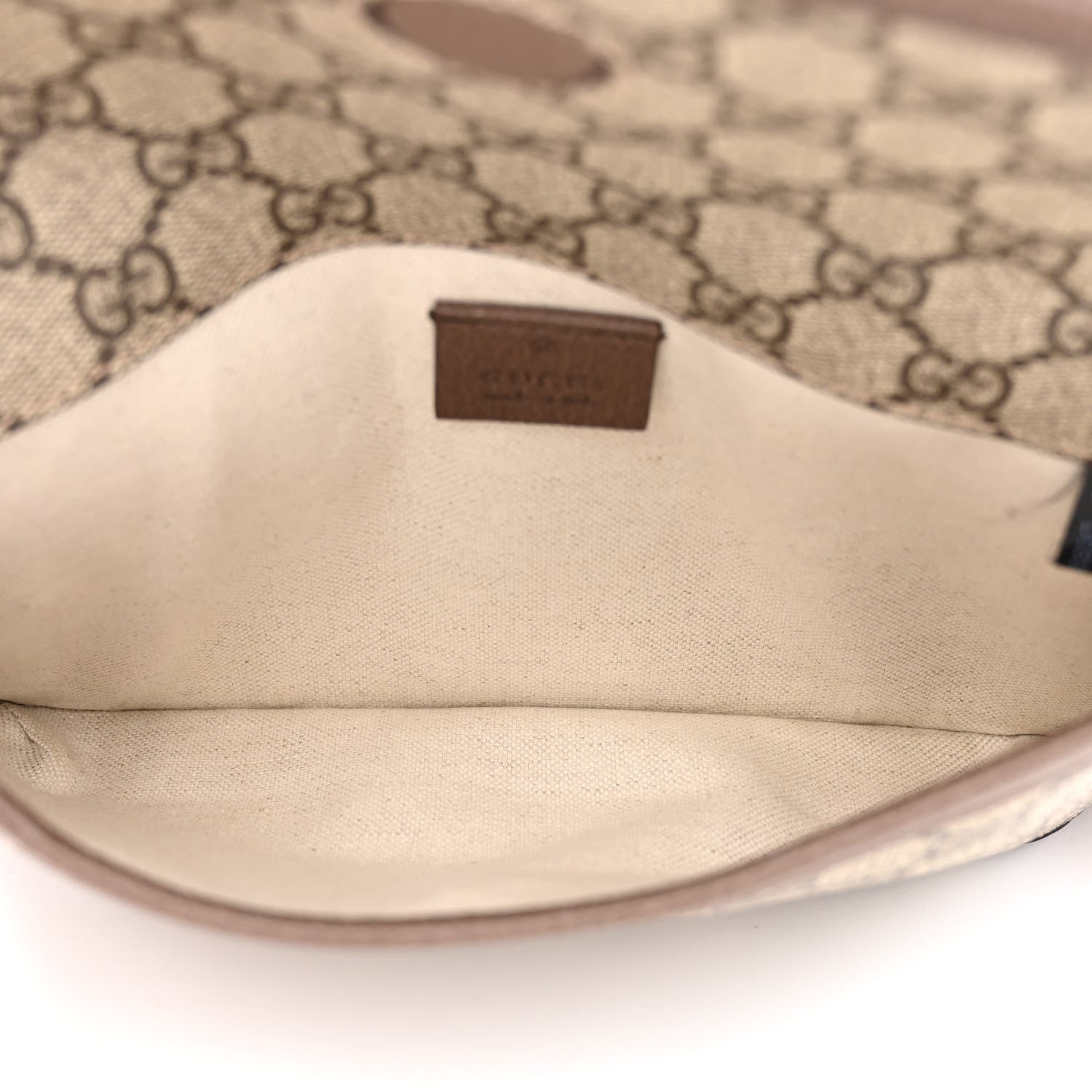 Gucci GG Supreme Monogram Neo Vintage Web Belt Bag Brown 5 of 10