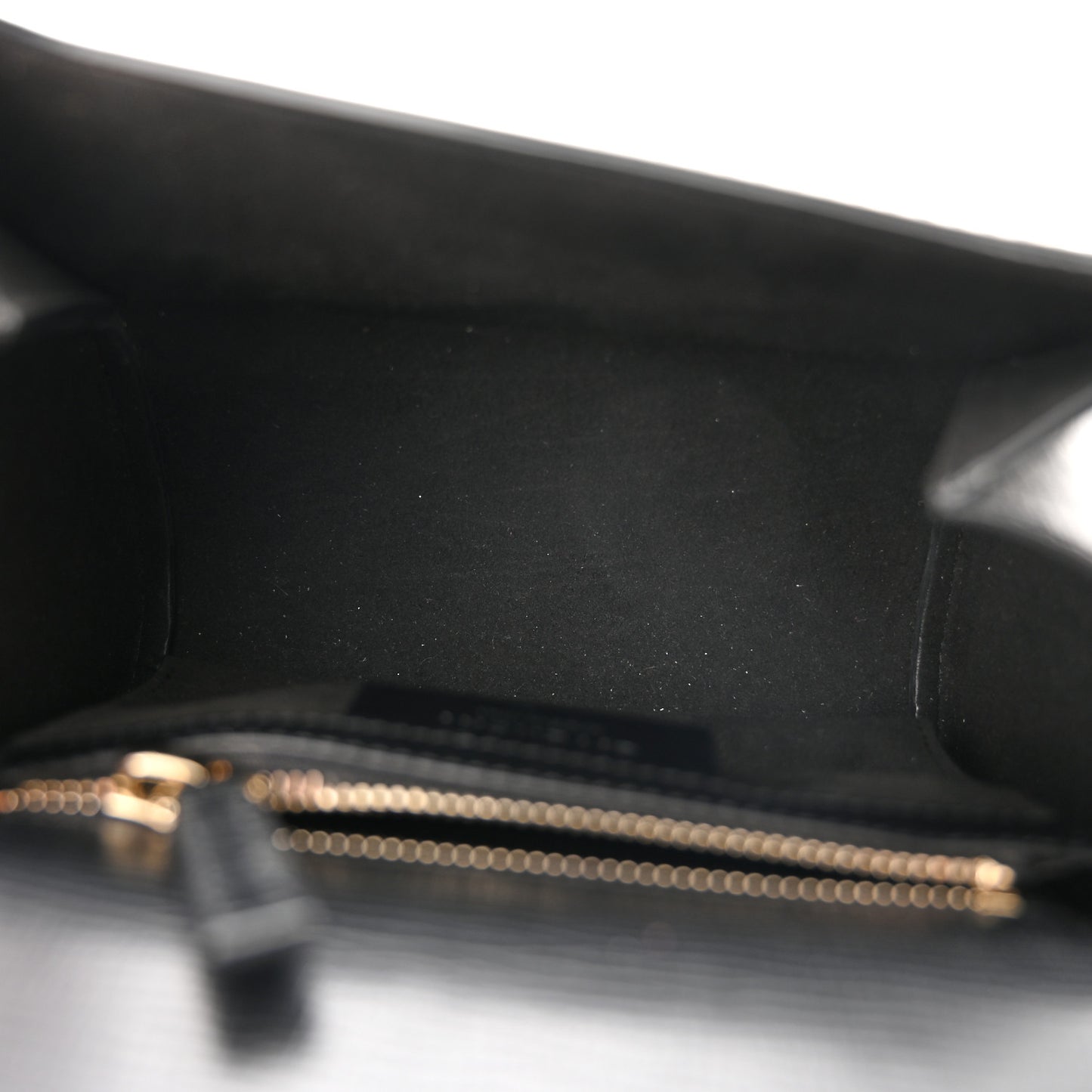 Textured Calfskin Mini Pandora Box Chain Crossbody Bag Black