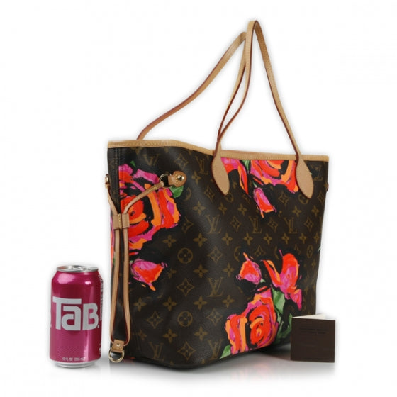 Monogram Roses Neverfull MM