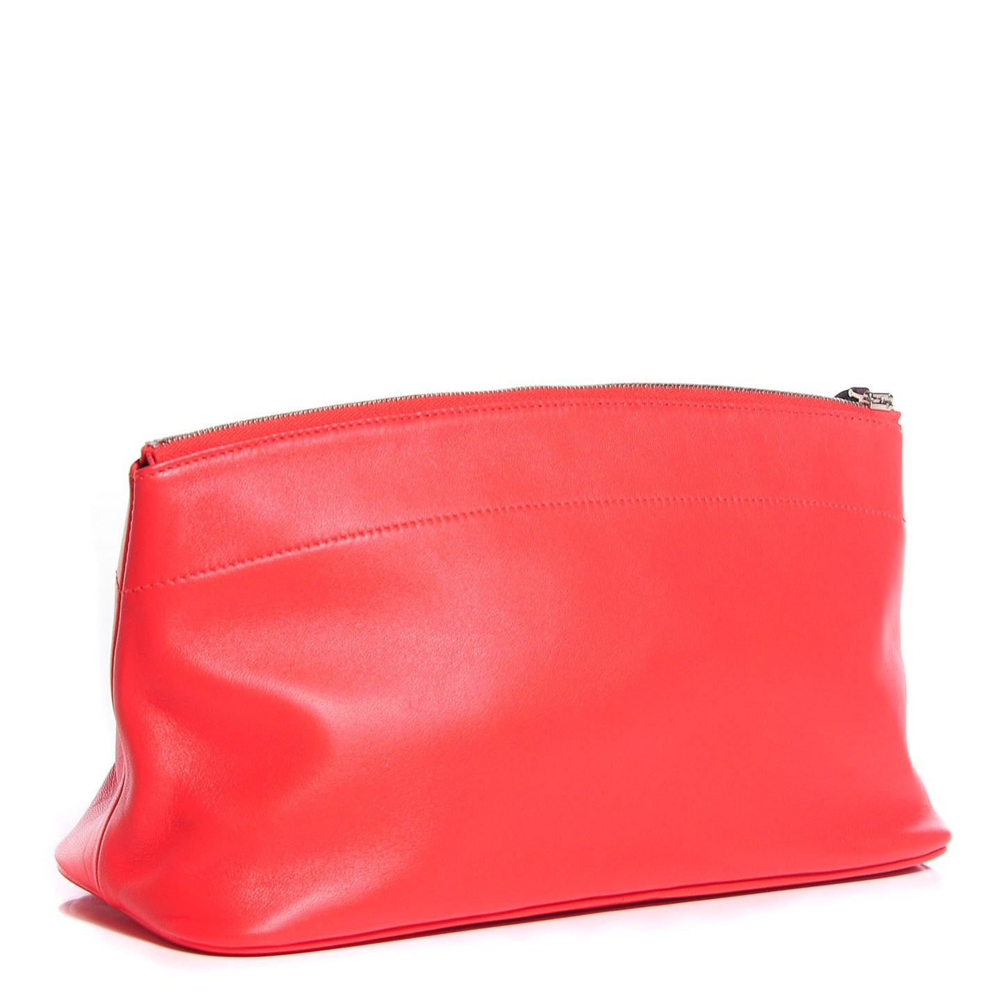 Milo Lambskin Swift Calfskin Tohubohu Pouch GM Rose Jaipur Prune
