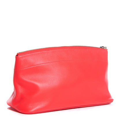 Hermes Milo Lambskin Swift Calfskin Tohubohu Pouch GM Rose Jaipur Prune 3 of 11