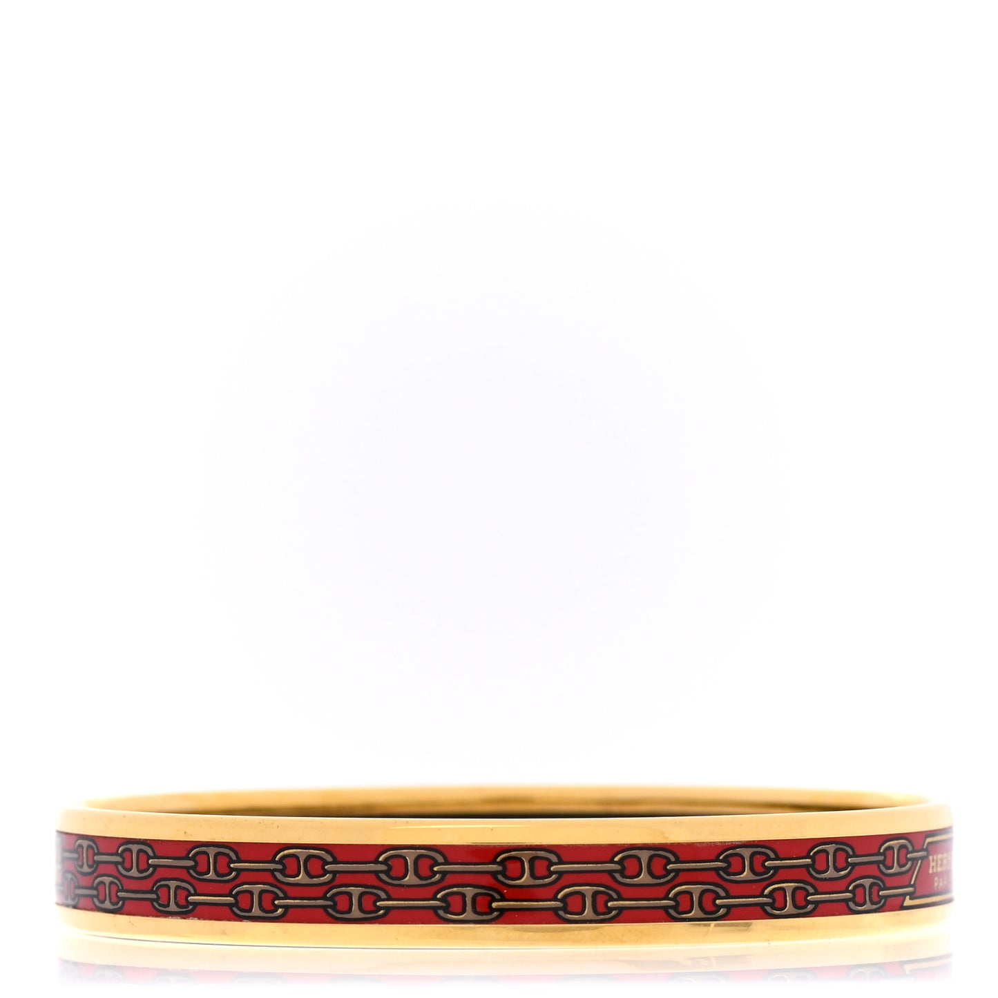 Enamel Narrow Printed Chain D'Ancre Bracelet 62