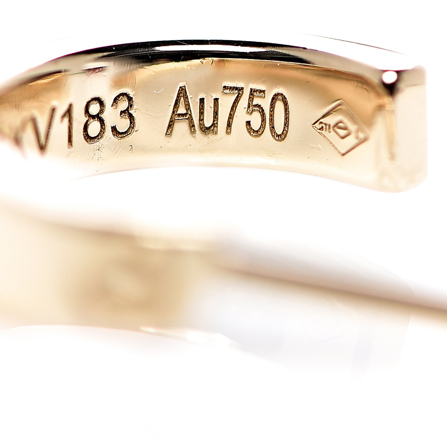 18K Yellow Gold Small LOVE Hoop Earrings