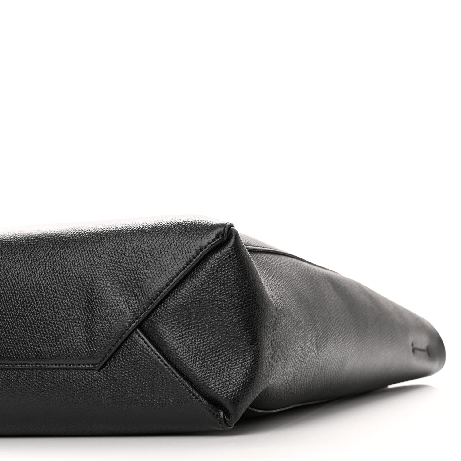 Celine Grained Calfskin Small Vertical Cabas Black 9 of 10