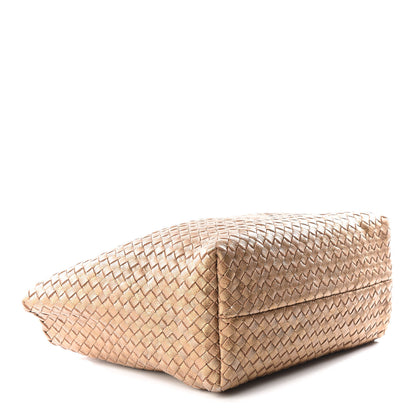 Bottega Veneta Chevre Intrecciato Intrecciato Mini Cabat Ottone 3 of 10