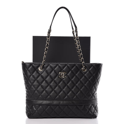 Chanel Caviar Quilted Rolled Up Tote Black 10 of 10