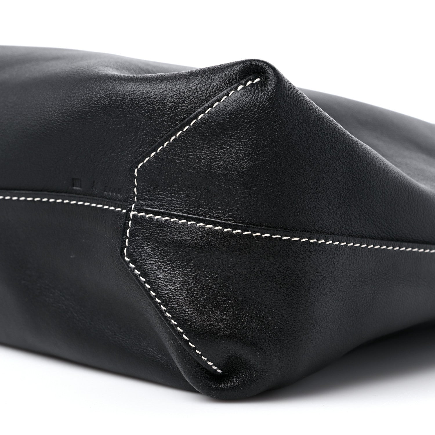 Hermes Veau Sikkim Taurillon Clemence Double Sens 36 Reversible Tote Black Graphite 8 of 14