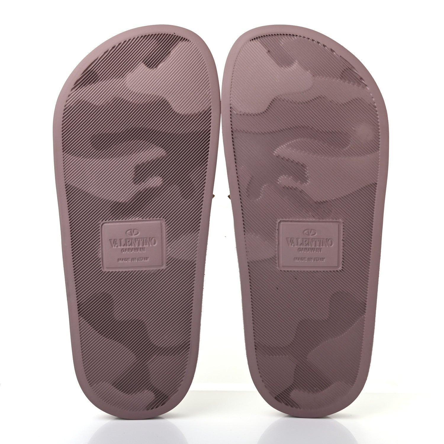 Valentino Garavani Rubber Rockstud Slide Sandals 35 Poudre 5 of 7