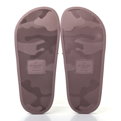 Valentino Garavani Rubber Rockstud Slide Sandals 35 Poudre 5 of 7