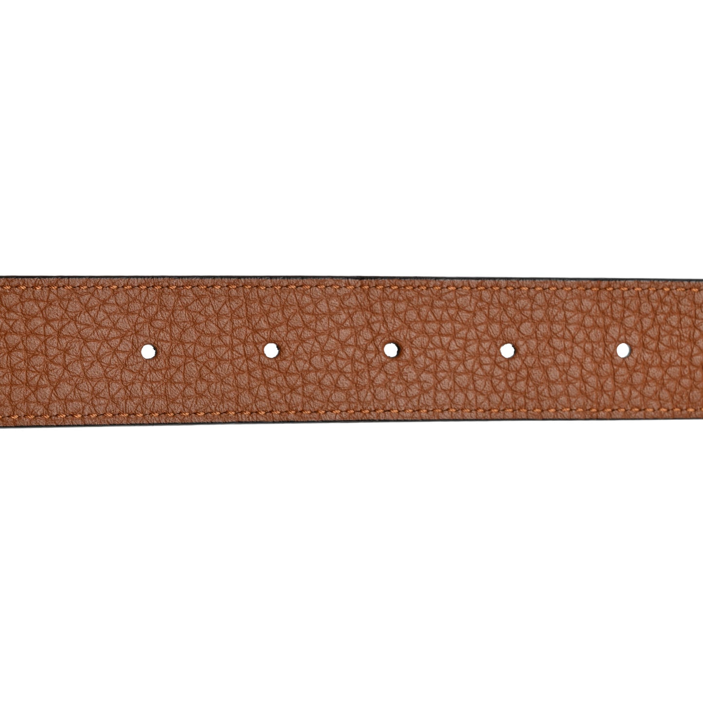Taurillon Calfskin 30mm LV Initiales Reversible Belt 75 30 Black