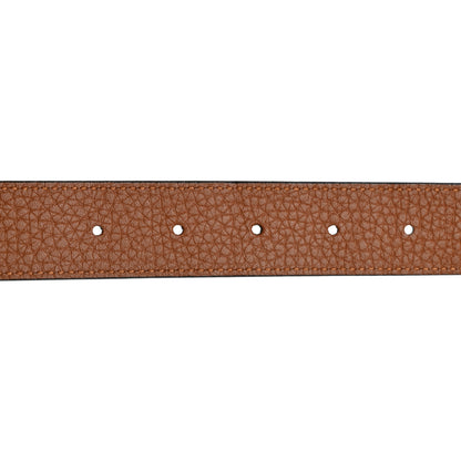 Louis Vuitton Taurillon Calfskin 30mm LV Initiales Reversible Belt 75 30 Black 4 of 7