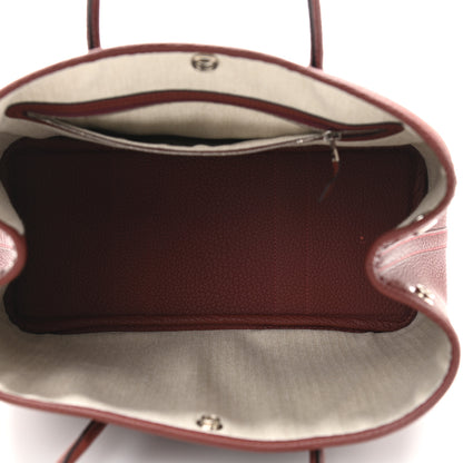 Hermes Vache Country Garden Party 30 TPM Rouge H 5 of 9