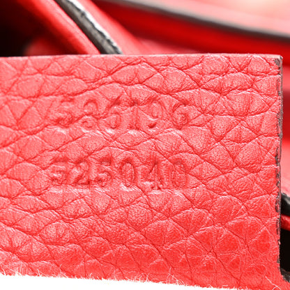 Gucci Pebbled Calfskin Medium Soho Chain Shoulder Bag Tabasco Red 7 of 15