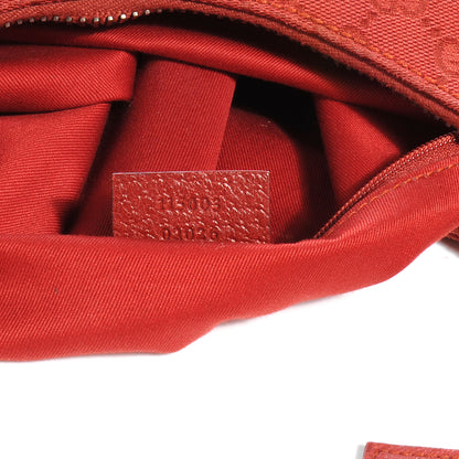 Gucci Monogram GG Signature Shoulder Bag Red 7 of 7