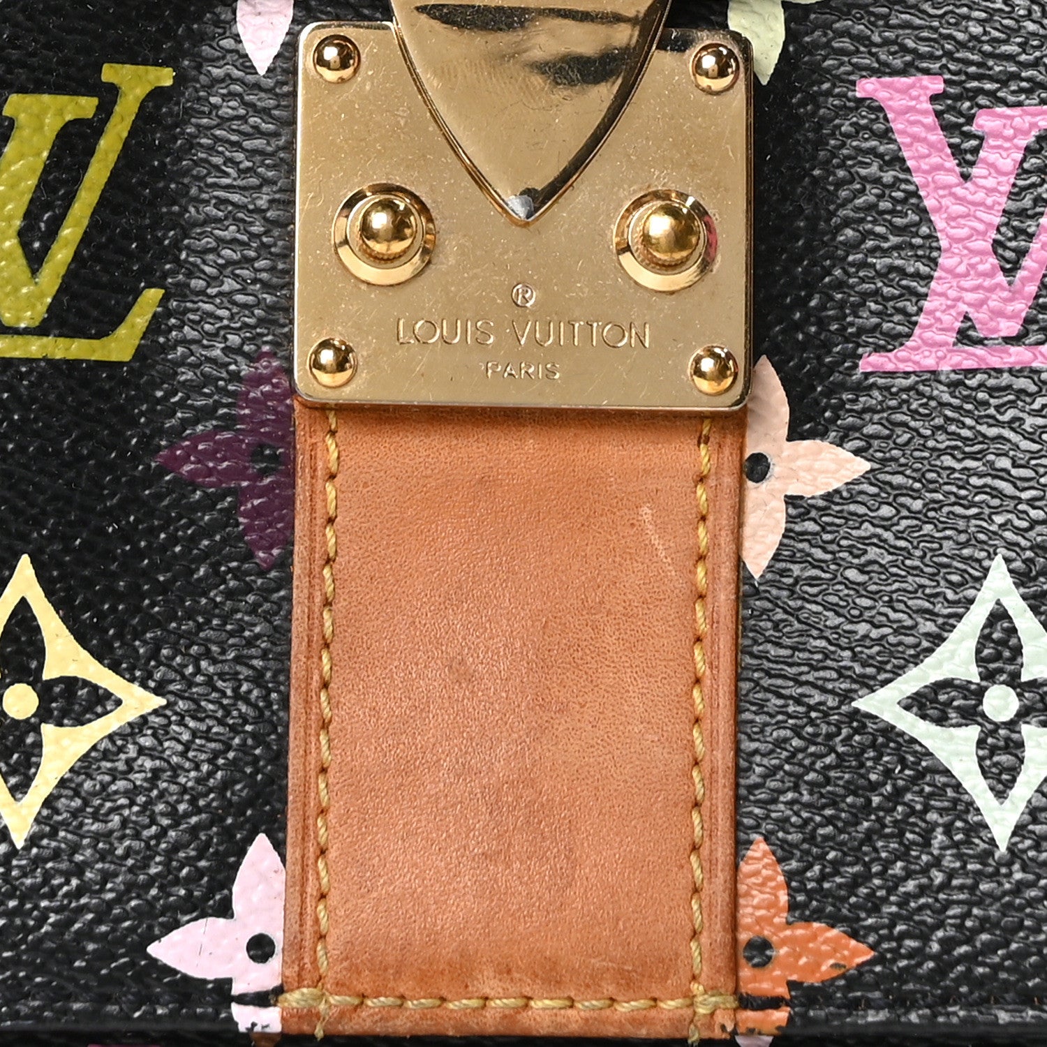 Louis Vuitton Monogram Multicolor Speedy 30 Black 7 of 9