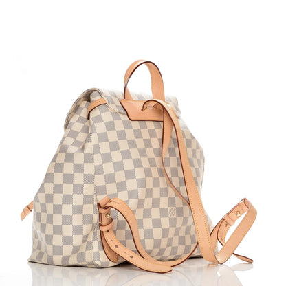 Louis Vuitton Damier Azur Sperone Backpack 3 of 7