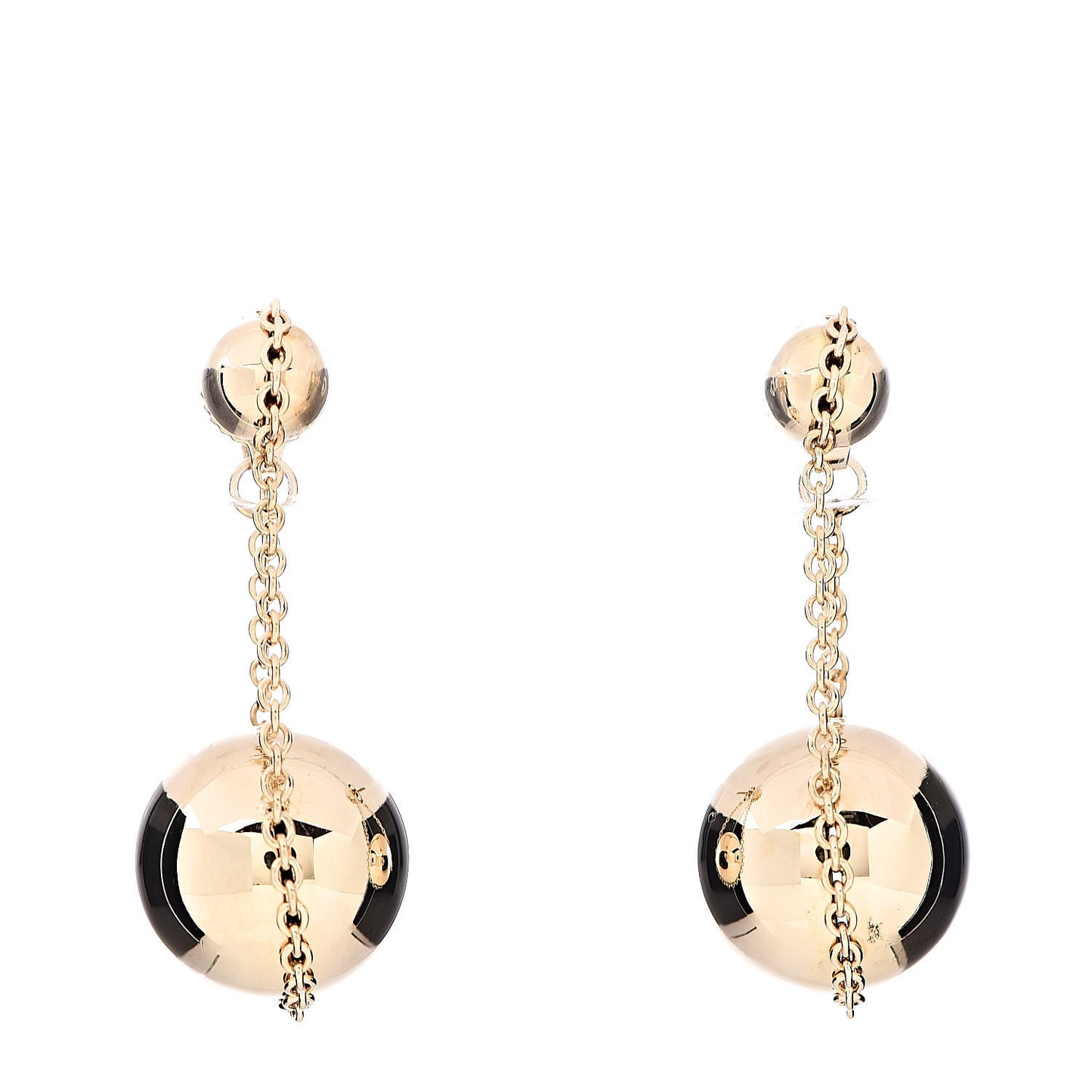18K Yellow Gold HardWear Double Drop Earrings