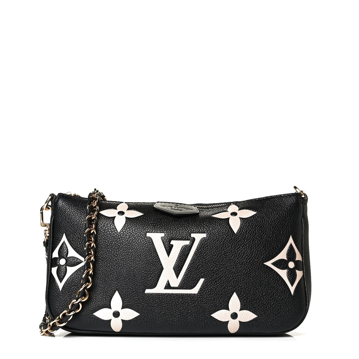 Empreinte Monogram Giant Multi Pochette Accessories Large Pochette Black Beige