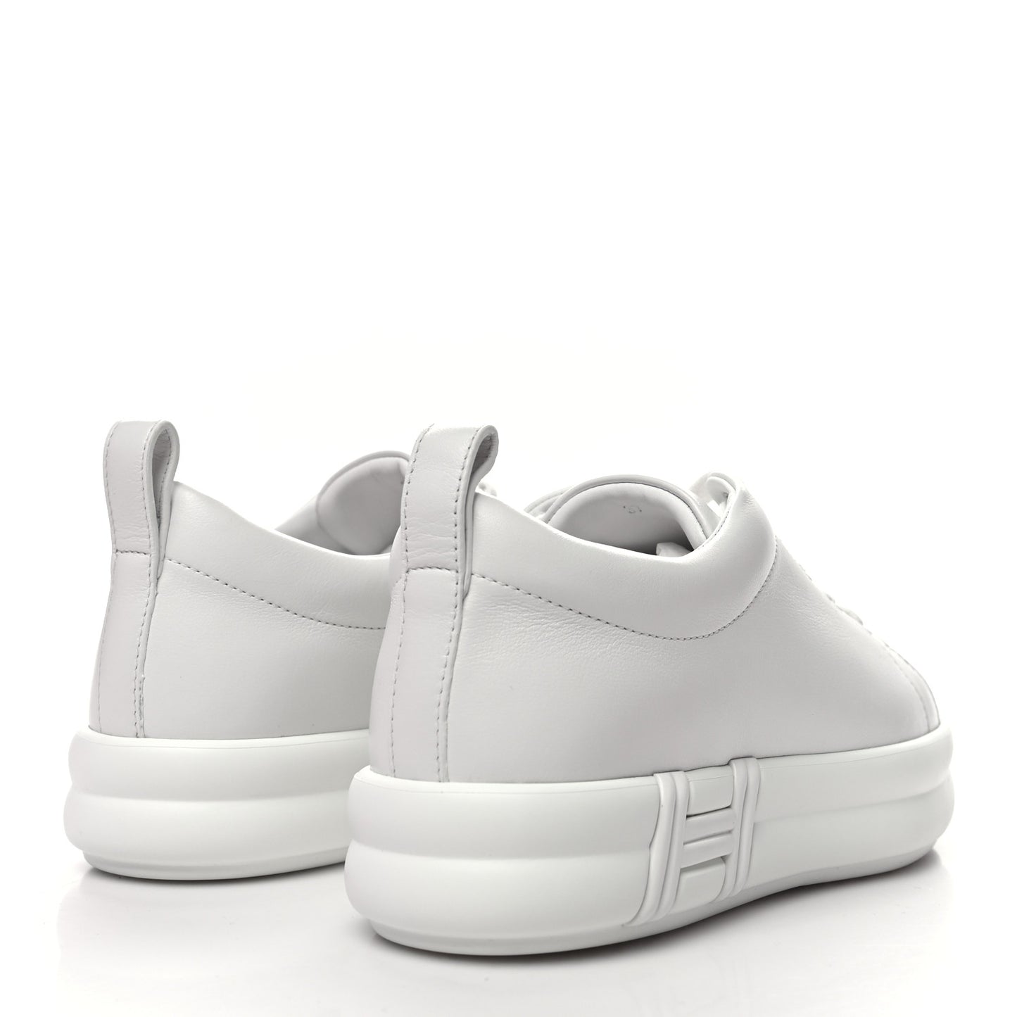 Calfskin Womens Happy Sneakers 37 White