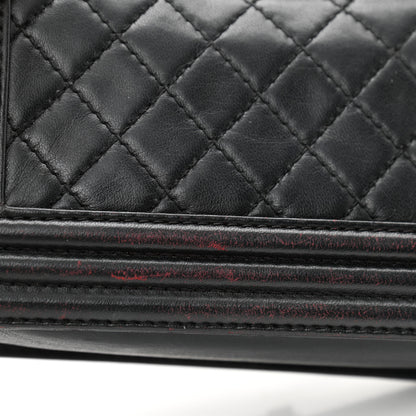 Chanel Lambskin Quilted Small Boy Flap Black 16 of 18