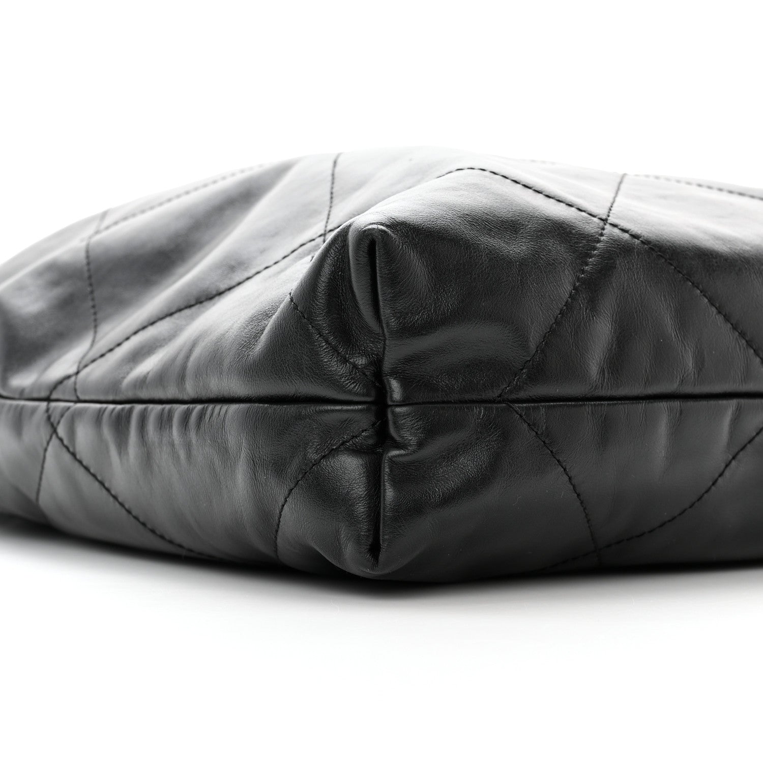 Chanel Shiny Calfskin Quilted Chanel 22 Black 10 of 11