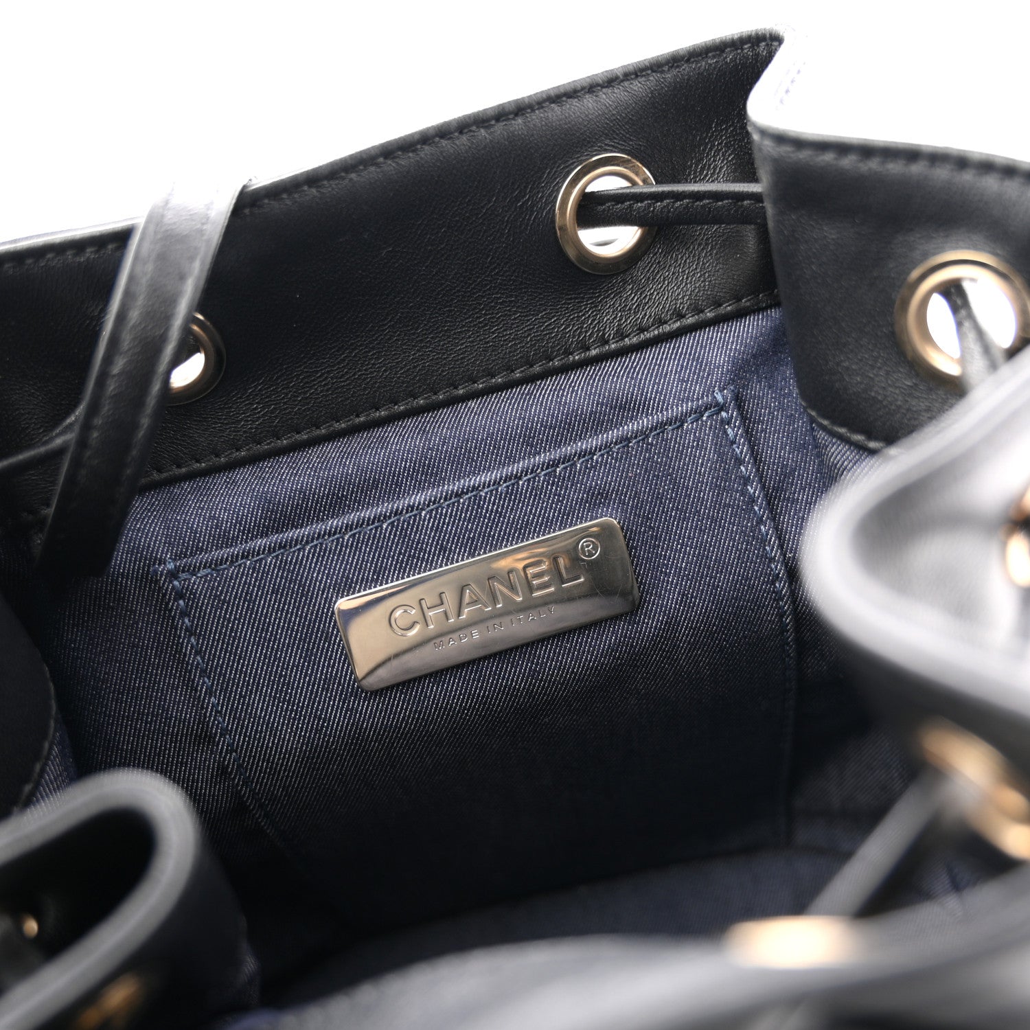 Chanel Lambskin CC Mania Backpack Black 6 of 11