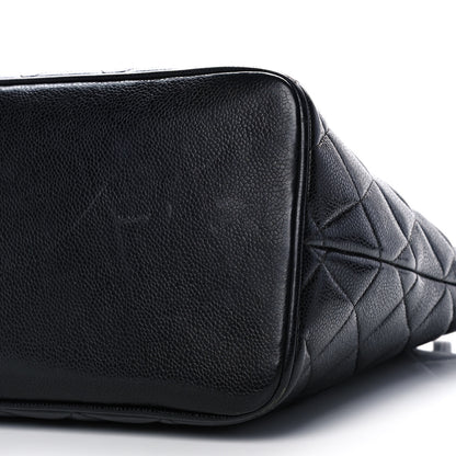 Chanel Caviar Quilted Medallion Tote Black 9 of 13