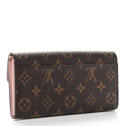 Louis Vuitton Monogram Sarah Wallet NM Rose Ballerine 3 of 7
